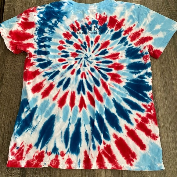 NWOT The Black Dog Martha's Vineyard USA Olympic Ladies Liberty tie dye shirt MV - Picture 5 of 10